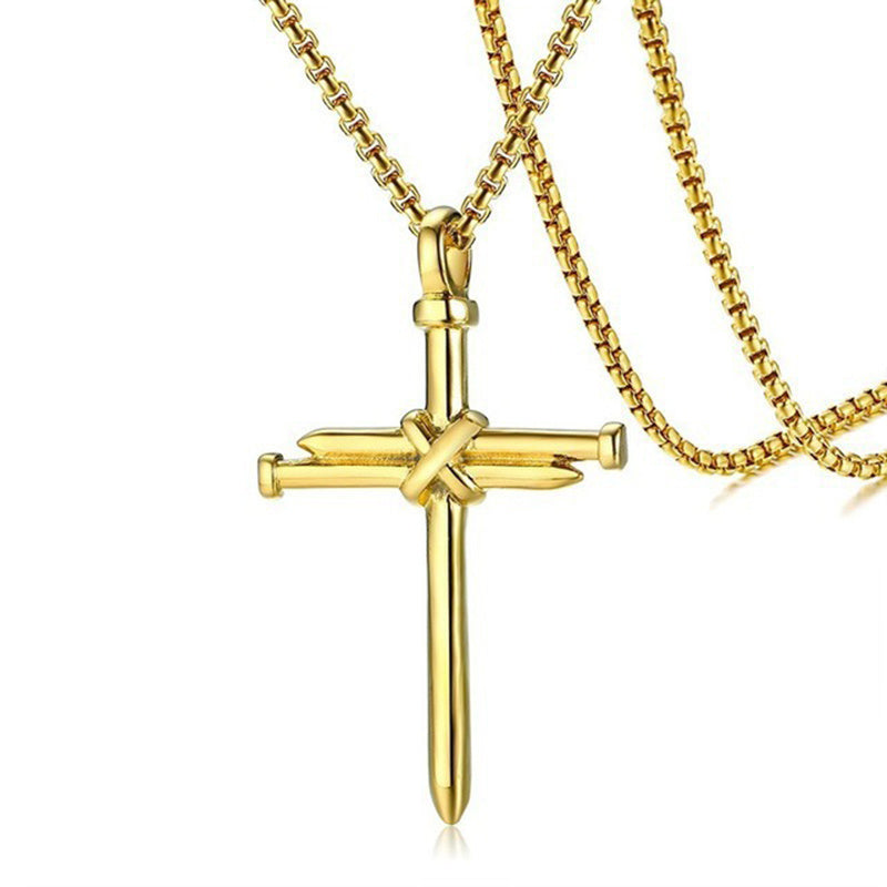 Nail Cross Pendant