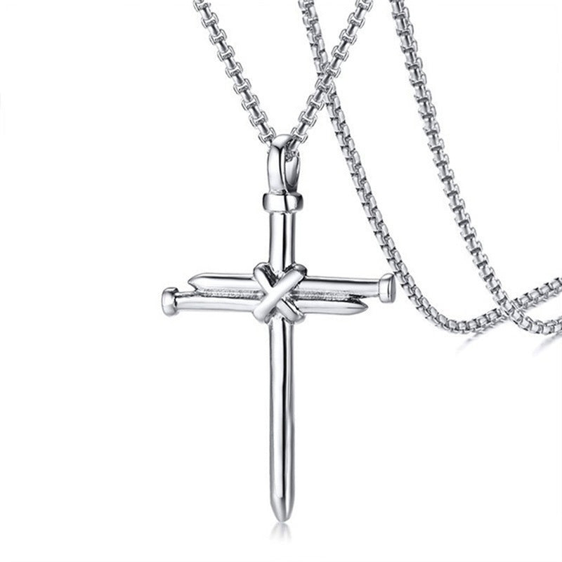 Nail Cross Pendant