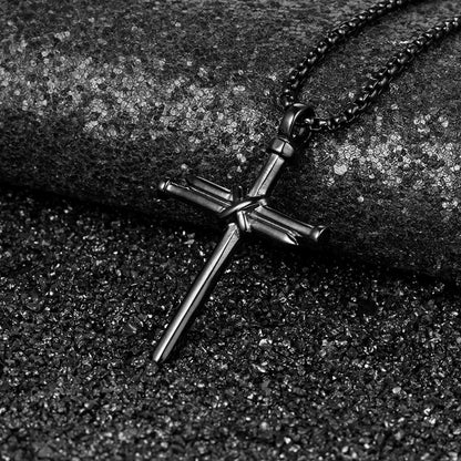 Nail Cross Pendant