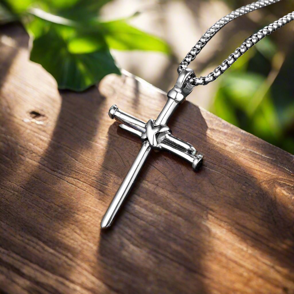 Nail Cross Pendant