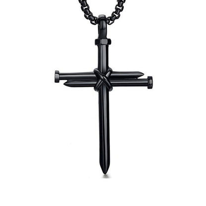 Nail Cross Pendant